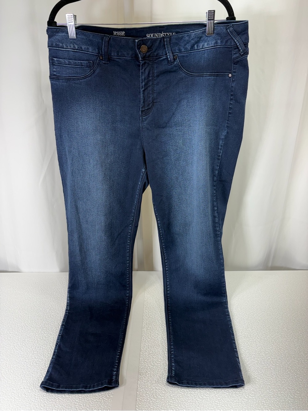 Jessie Women's Dark Blue Boot Cut Stretch Jeans 2849